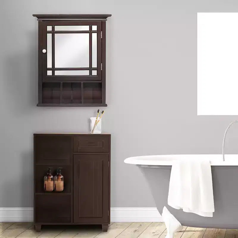 Meuble haut mural simple porte amovible