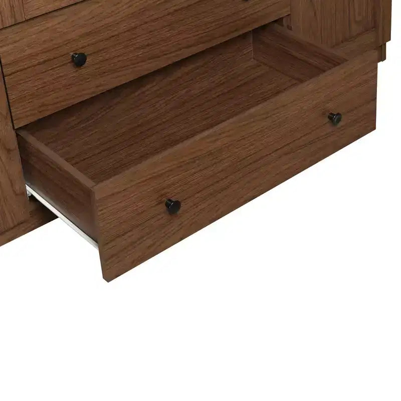 Armoire à 4 portes avec 2 tiroirs