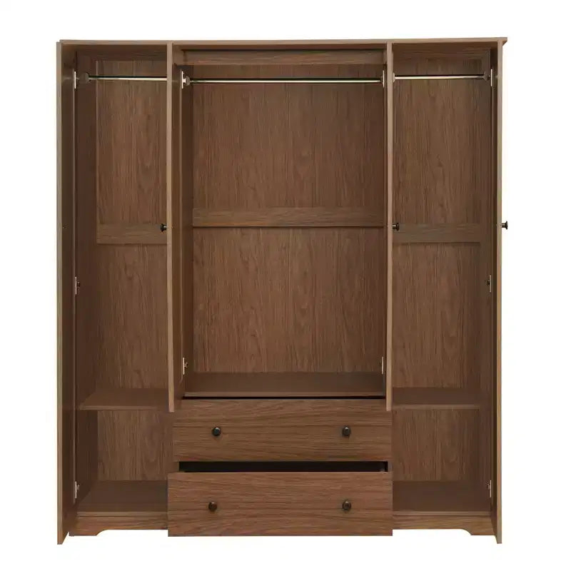 Armoire à 4 portes avec 2 tiroirs