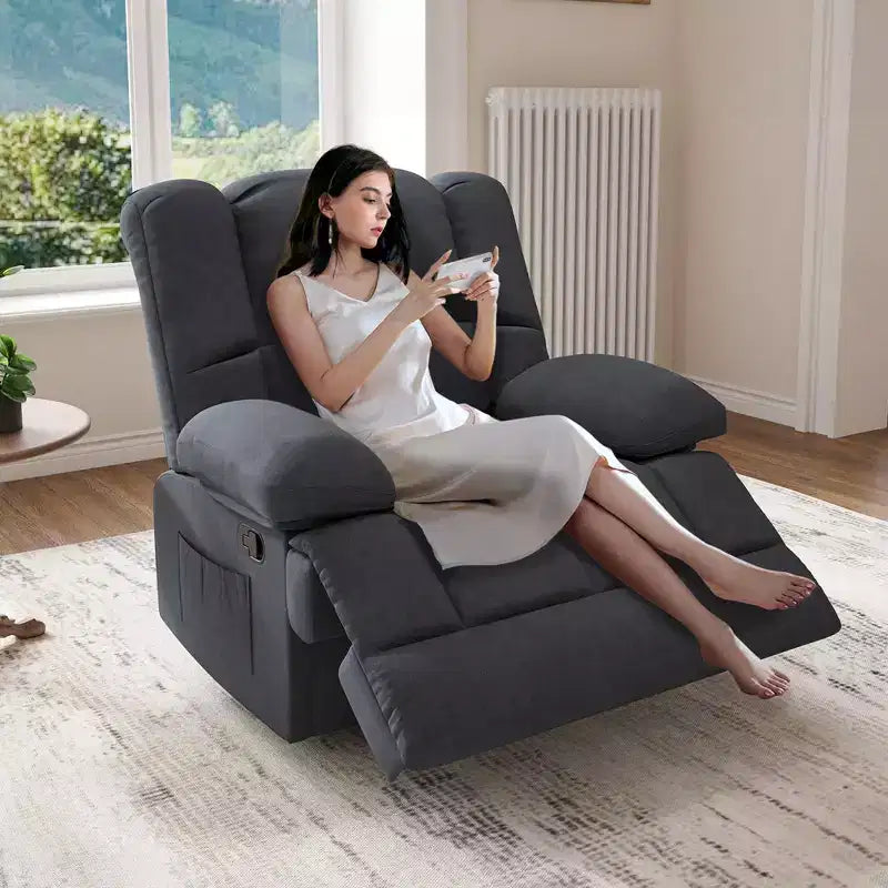 Fauteuil relax inclinable géant pour salon adultes