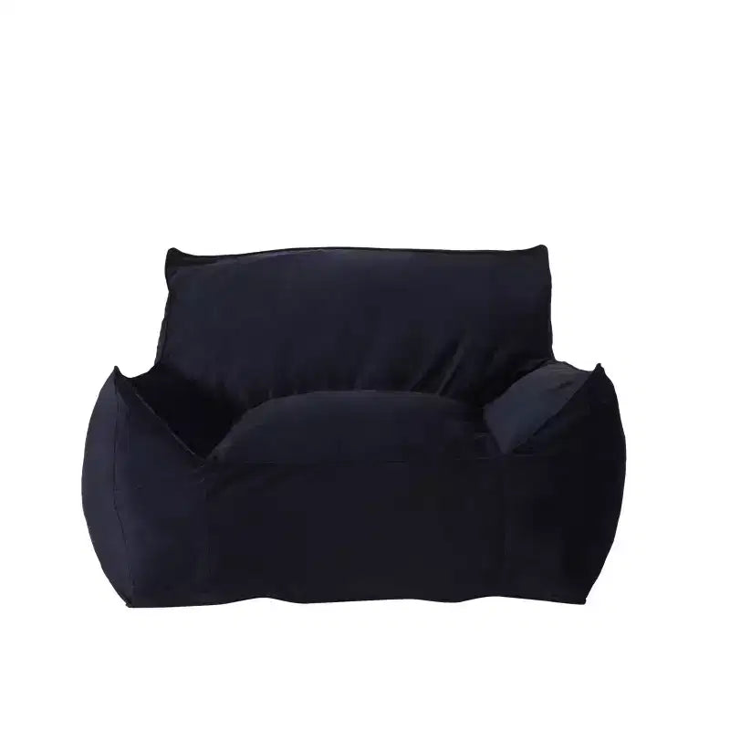 Pouf Velours avec Accoudoirs