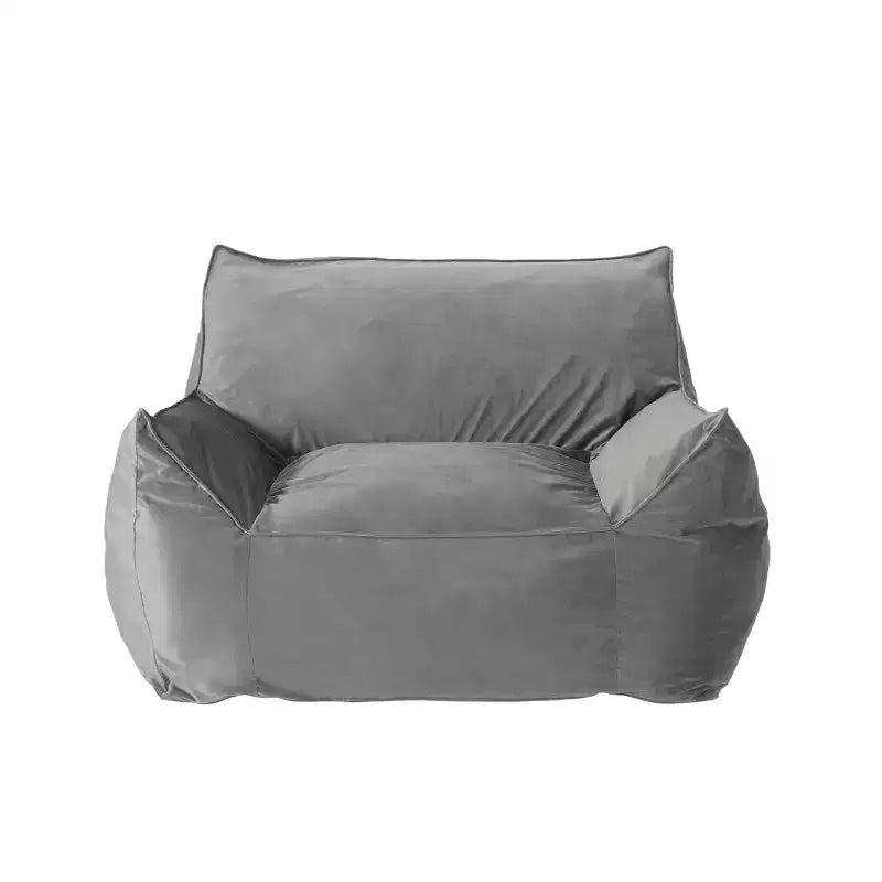 Pouf Velours avec Accoudoirs