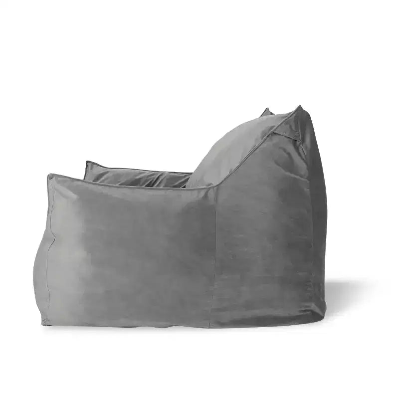 Pouf Velours avec Accoudoirs