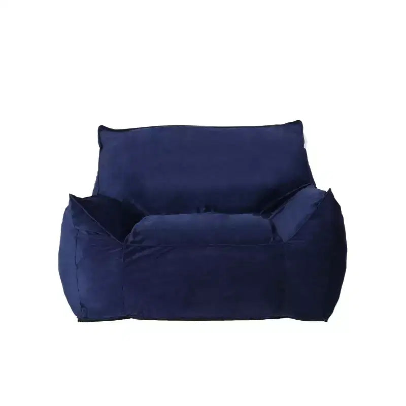 Pouf Velours avec Accoudoirs