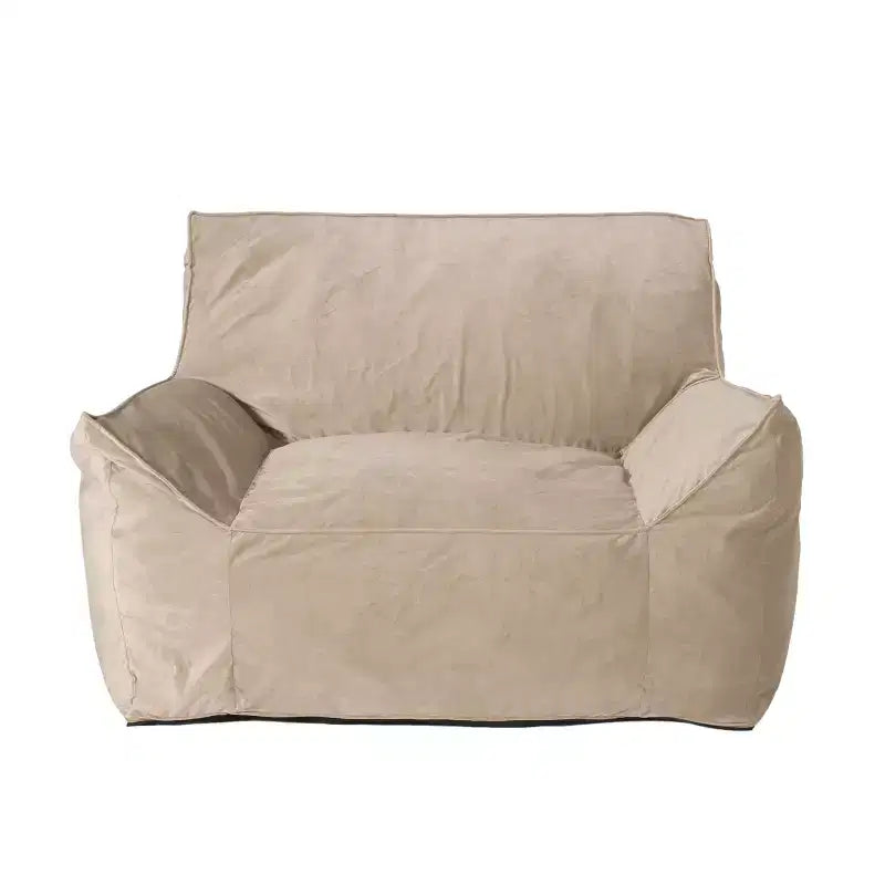 Pouf Velours avec Accoudoirs