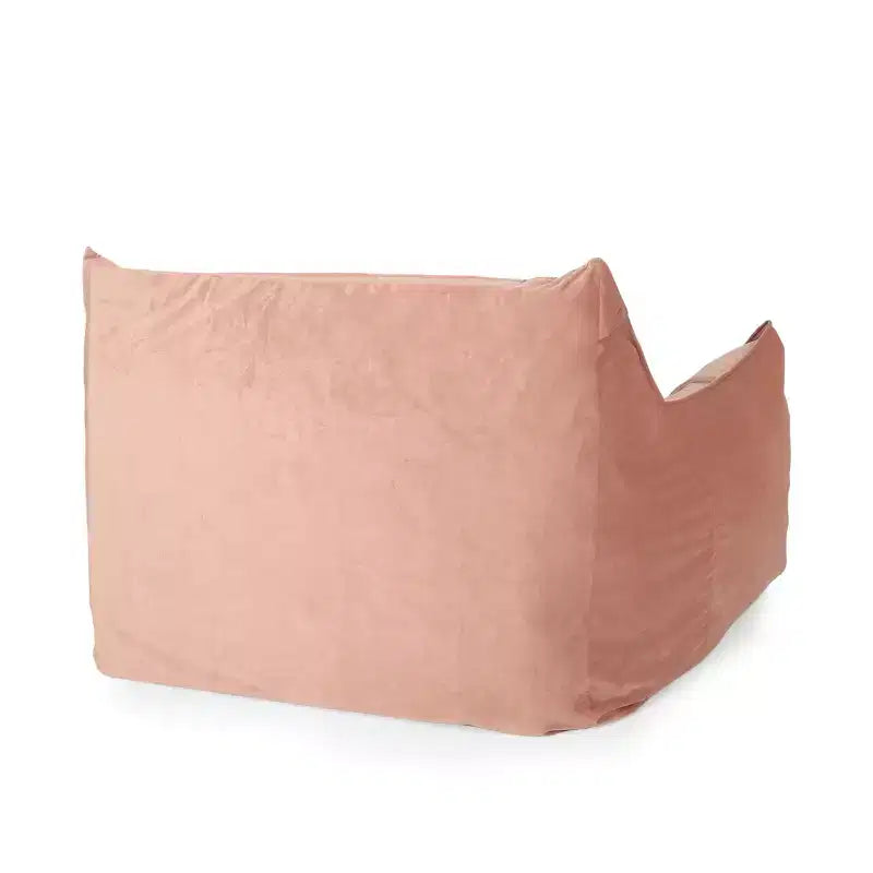 Pouf Velours avec Accoudoirs