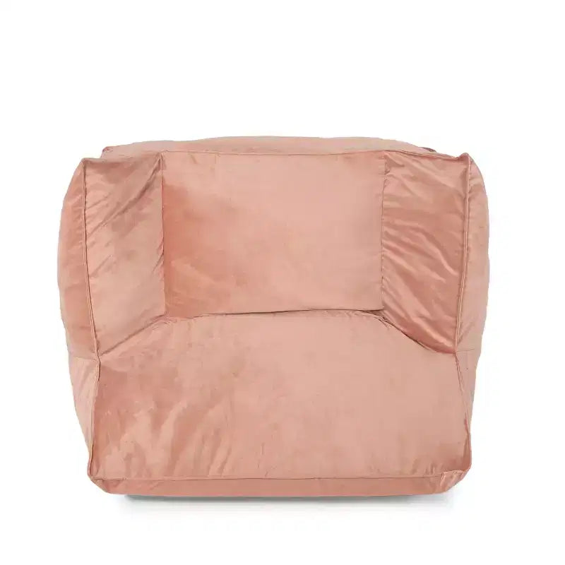 Pouf Velours avec Accoudoirs