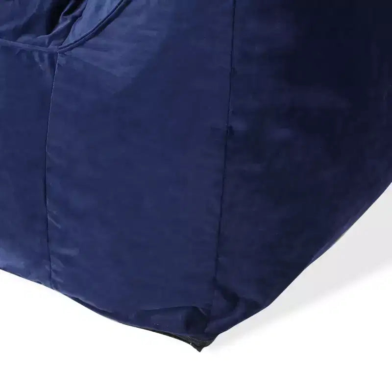 Pouf Velours avec Accoudoirs