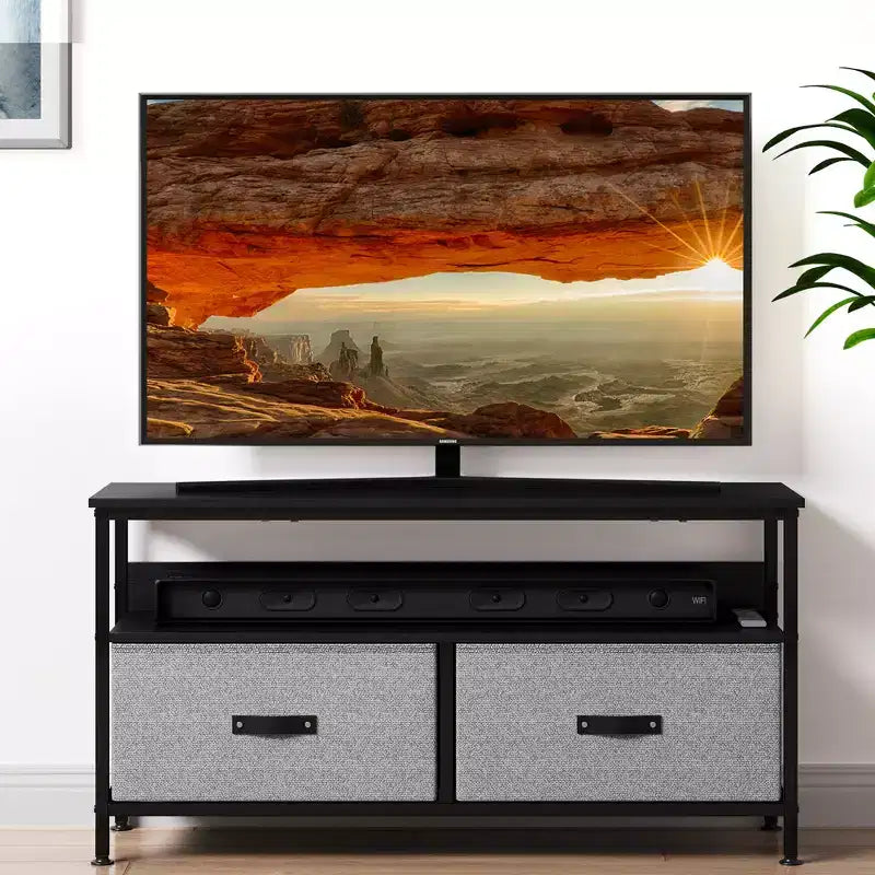 Meuble TV commode avec tiroirs