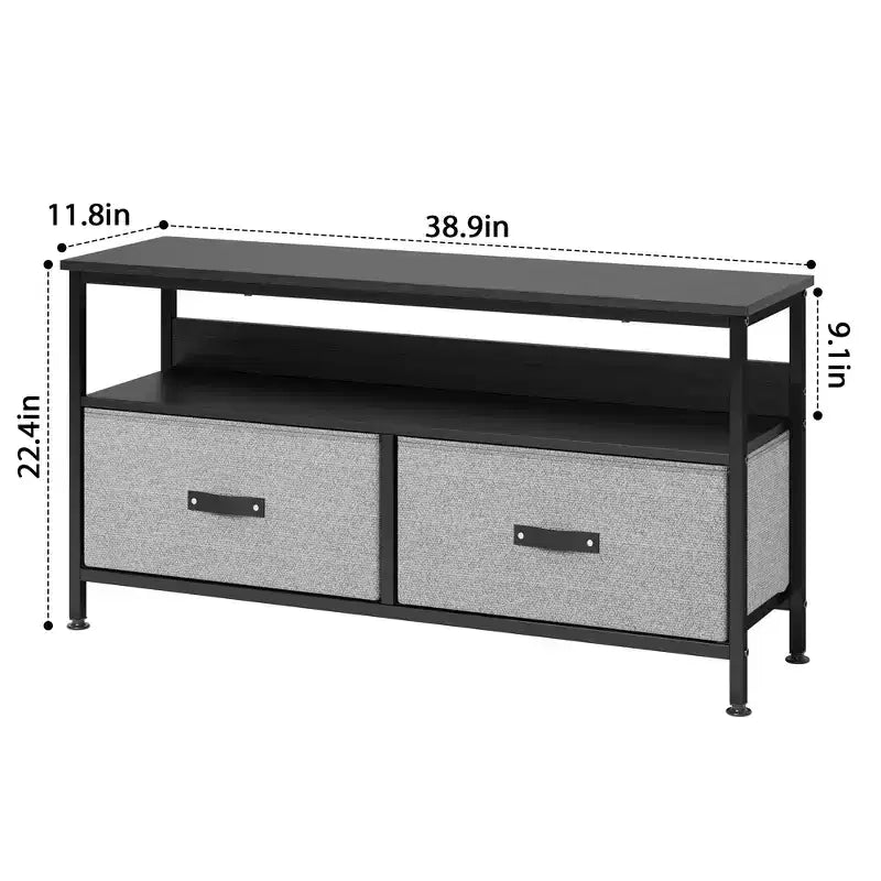 Meuble TV commode avec tiroirs