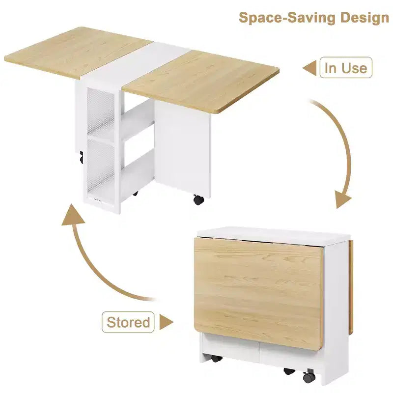 Table à manger Table rabattable Table peu encombrante Bureau extensible Meuble