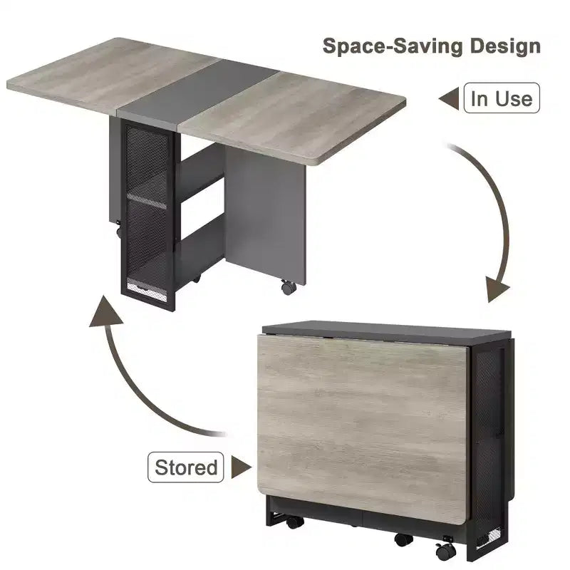 Table à manger Table rabattable Table peu encombrante Bureau extensible Meuble