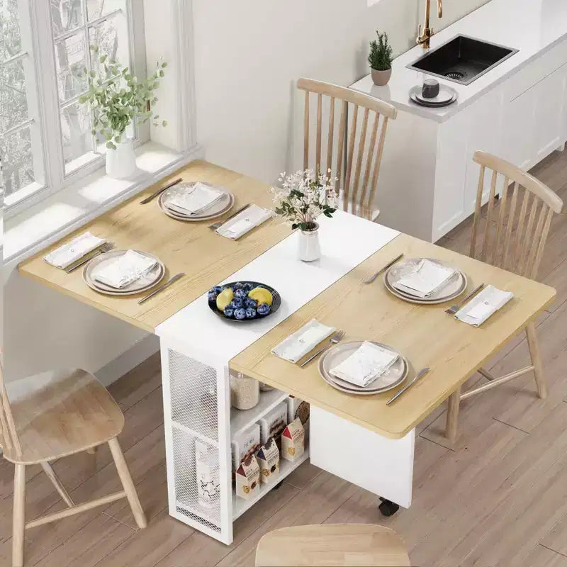 Table à manger Table rabattable Table peu encombrante Bureau extensible Meuble