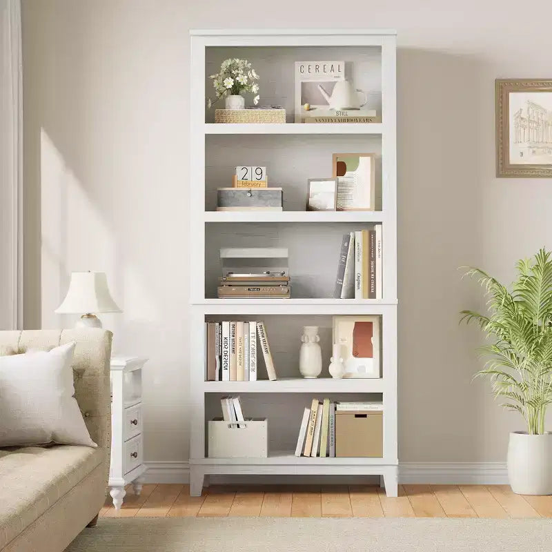 Étagère à Livres en Bois à 5 Niveaux