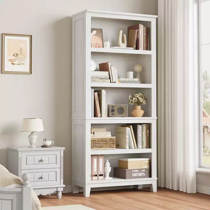 Étagère à Livres en Bois à 5 Niveaux