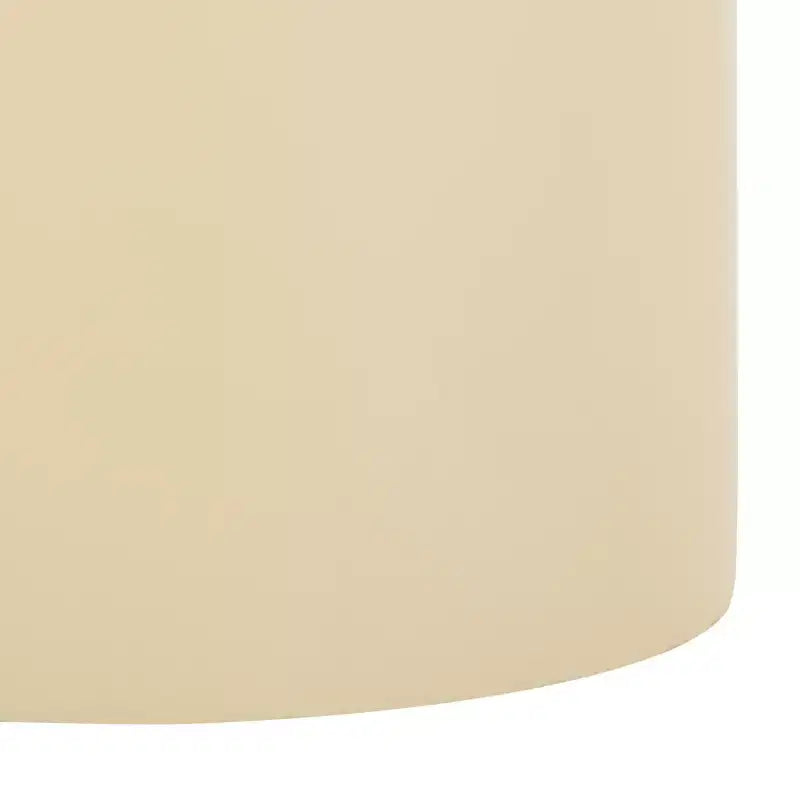 Table d'appoint en bois et laque - Naturel/Blanc