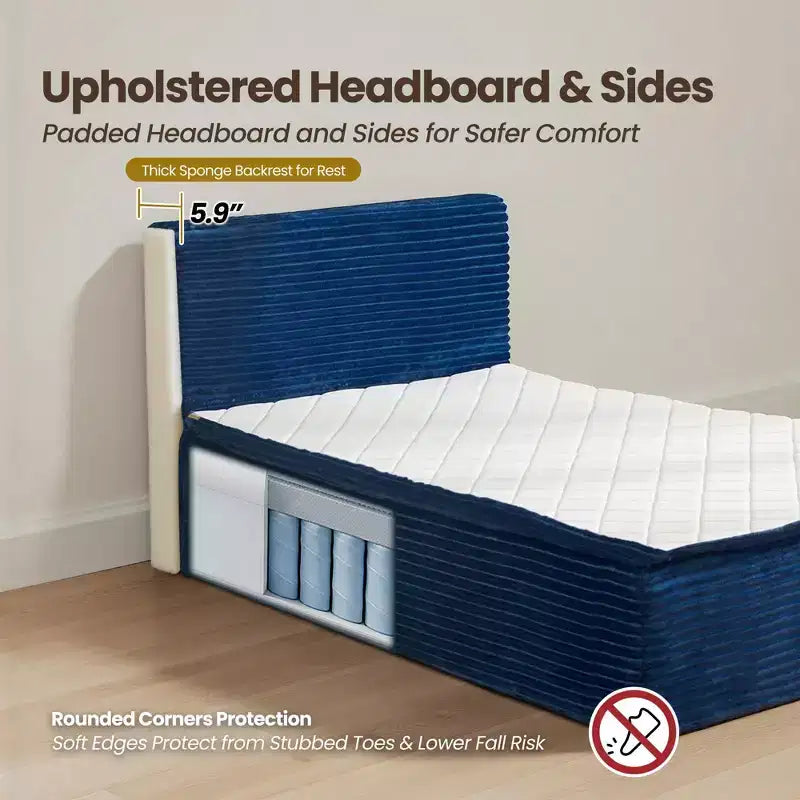 Matelas double en peluche - Aucun assemblage requis