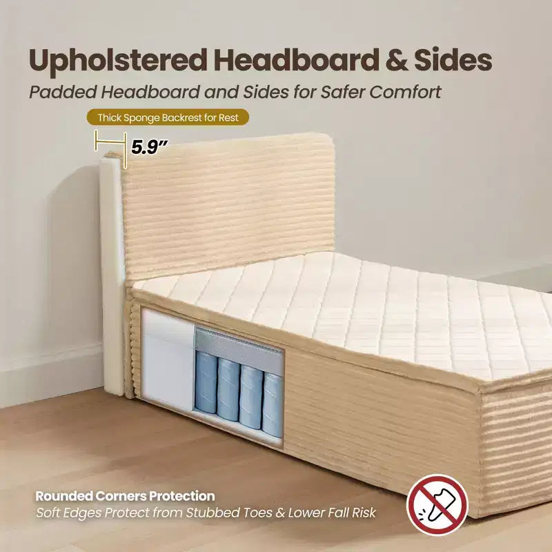 Matelas double en peluche - Aucun assemblage requis