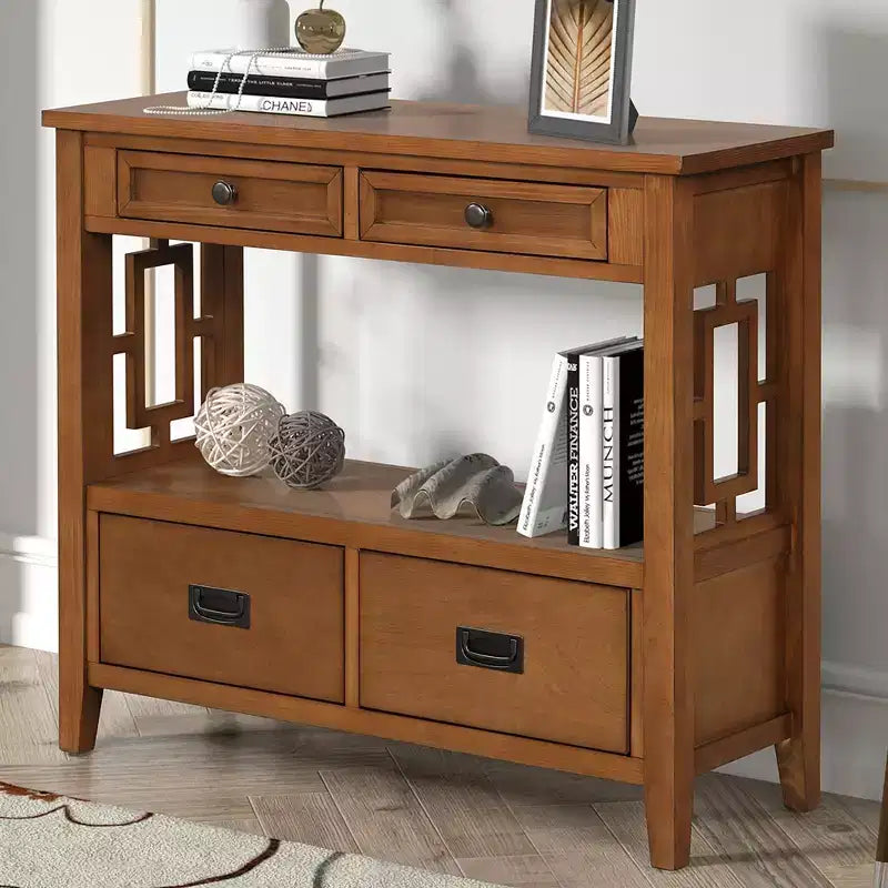 Console en pin style maison de campagne de 36 po
