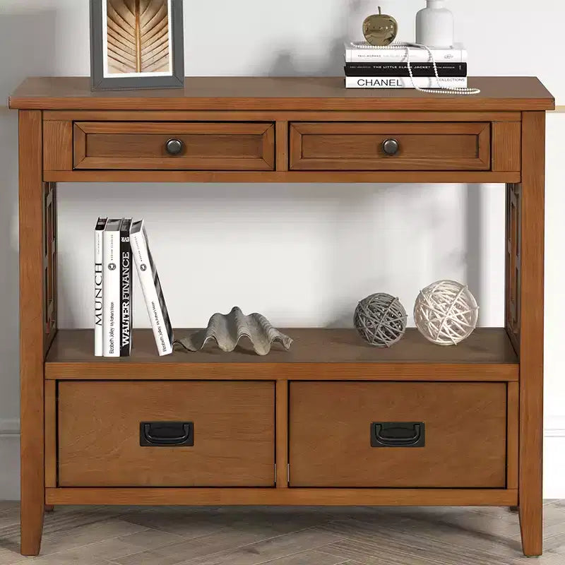 Console en pin style maison de campagne de 36 po