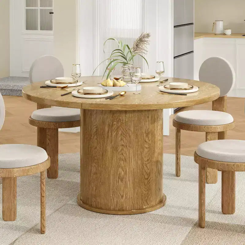 Table à manger ronde de 43 po pour quatre