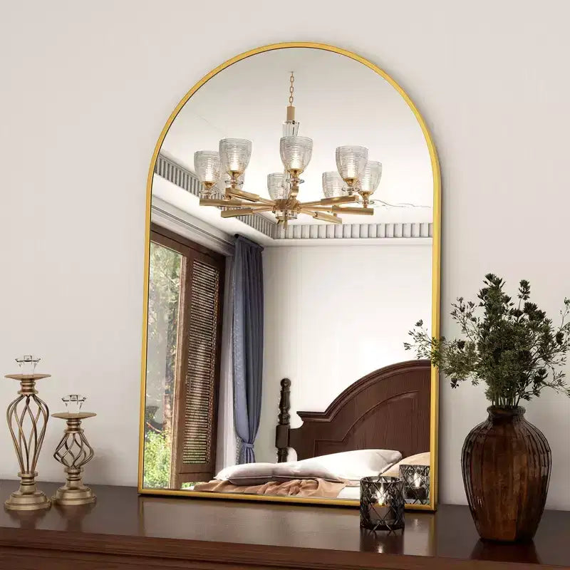 Miroir de courtoisie de salle de bain arqué 16x24