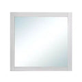 Passion Furniture Plano 39 in. W x 37 in. H Rectangle Wood Frame Dresser Mirror