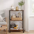 Chariot de cuisine, desserte 3 niveaux 60,2 cm pour micro-ondes et café