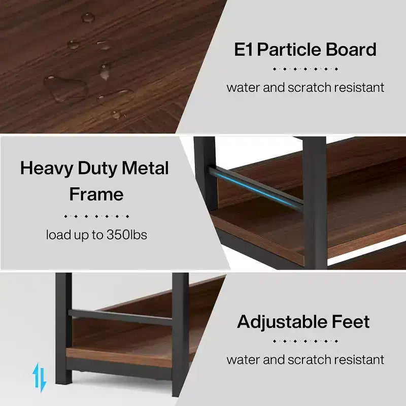 Étagère à chaussures d'angle à 9 niveaux, Organiseur de rangement vertical pour chaussures