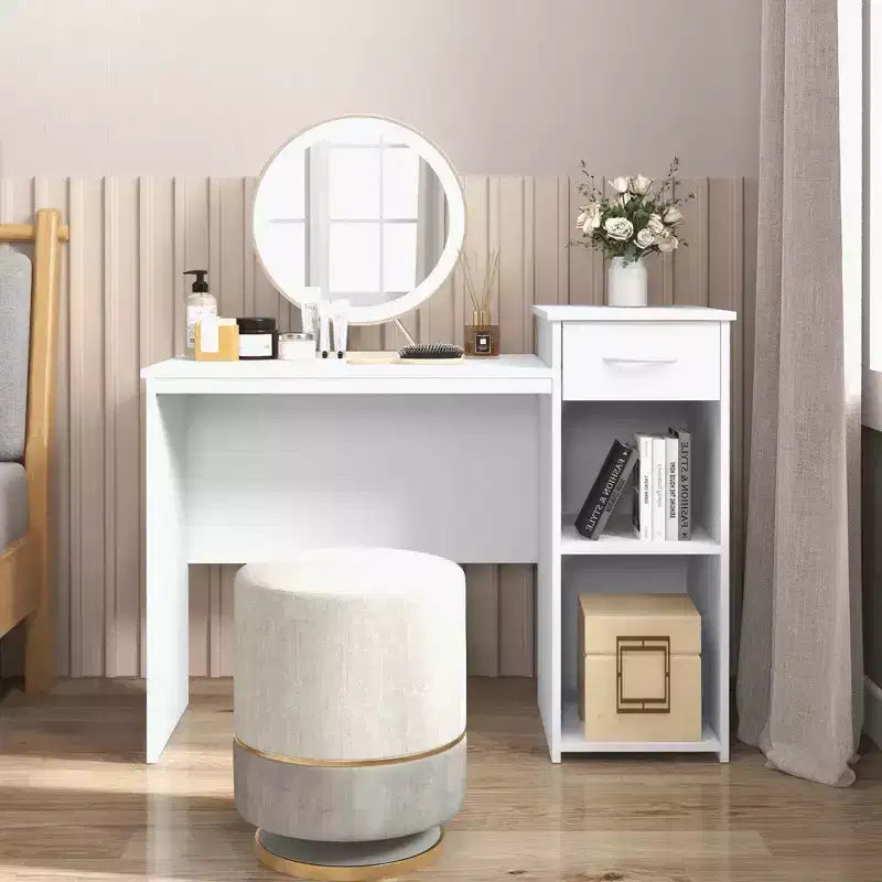 Bureau d'ordinateur avec tiroir moderne pour ordinateur portable